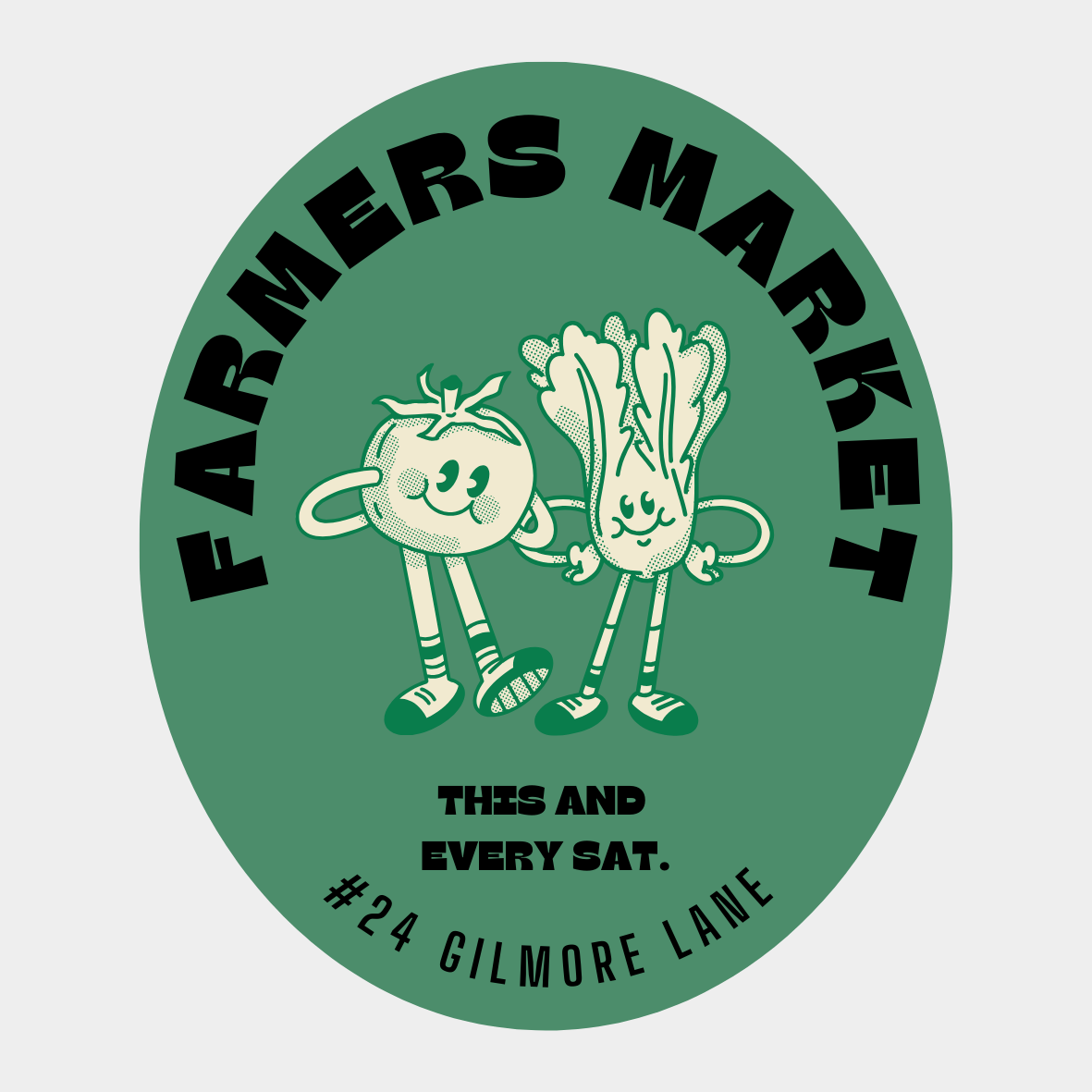 Custom Oval Die Cut Stickers