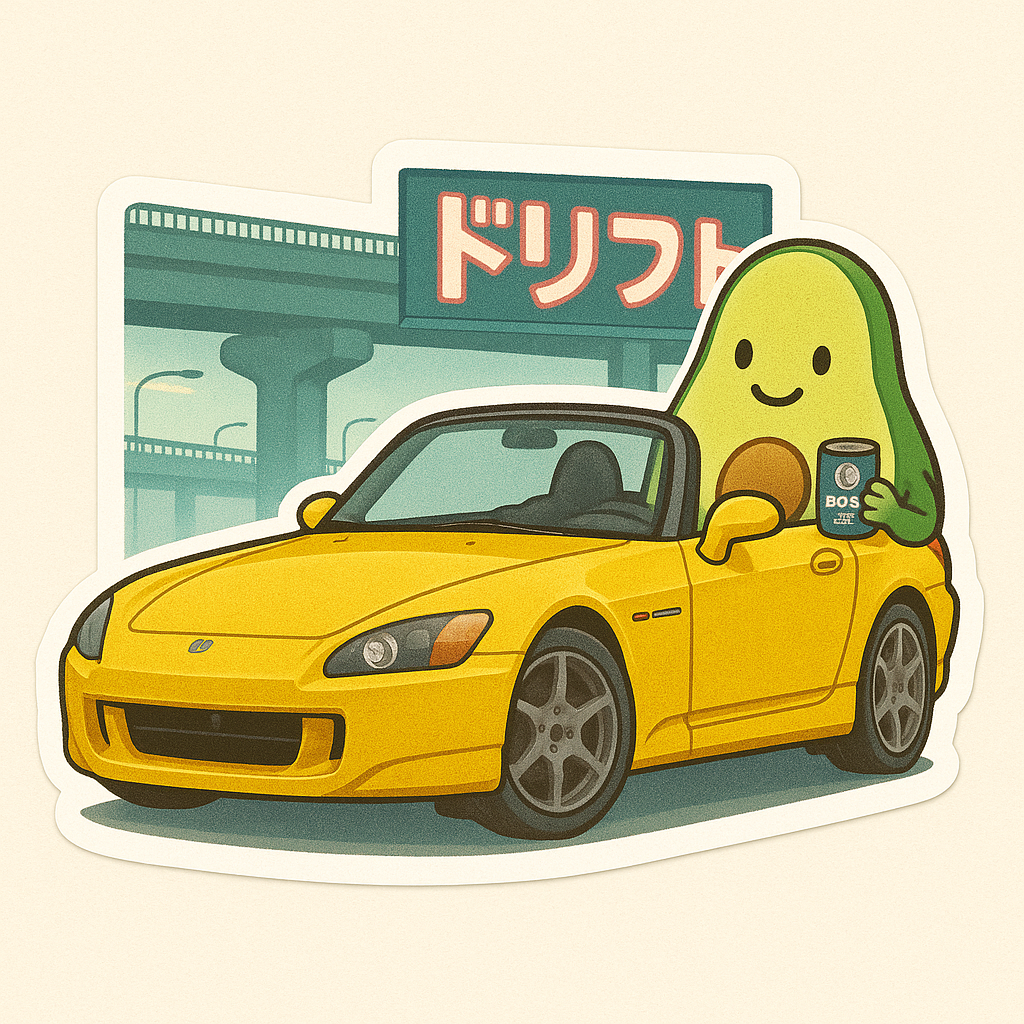 Avocuto Original Stickers