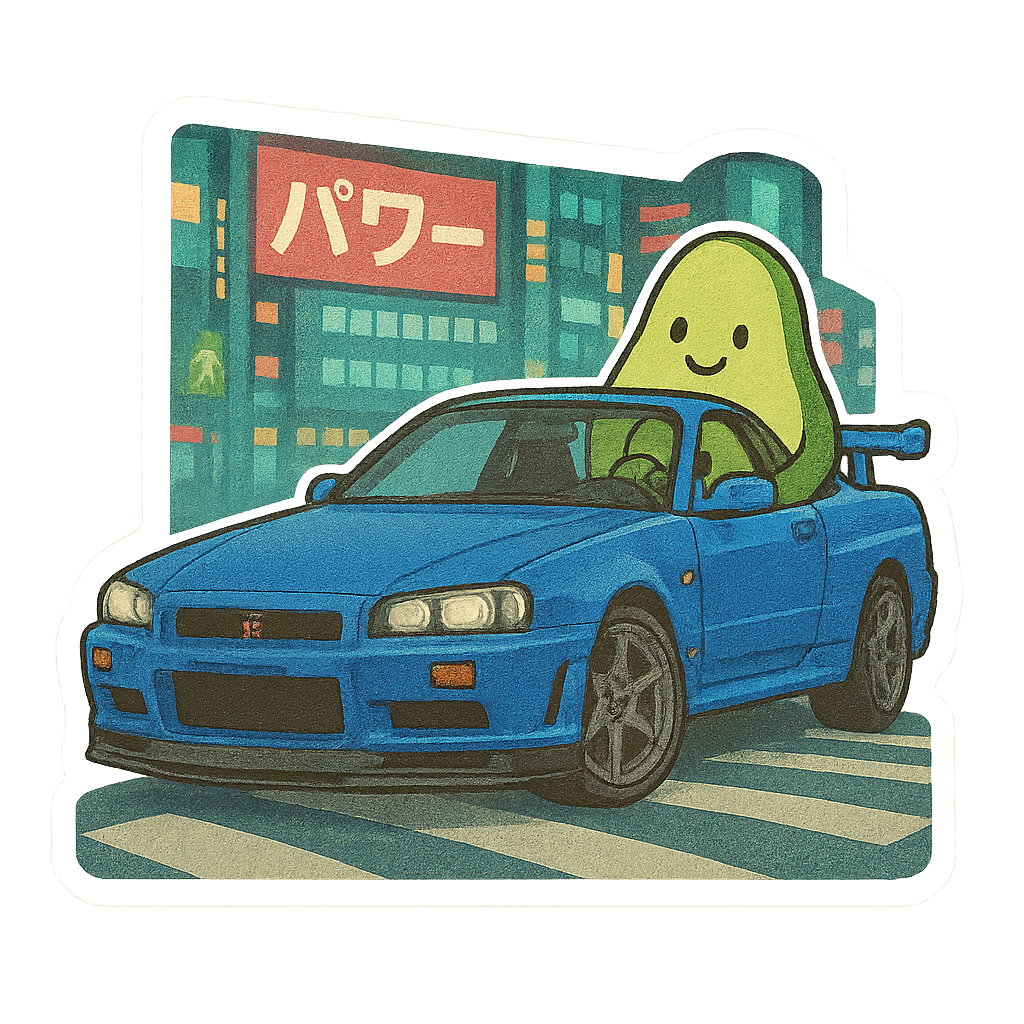 Avocuto Original Stickers