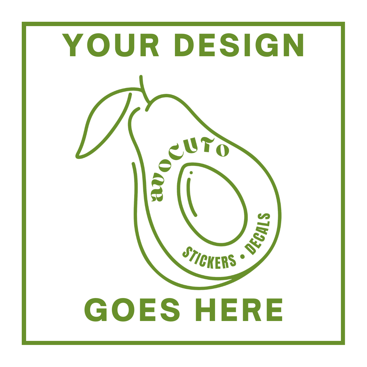 Custom Square Die Cut Stickers