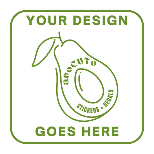 Custom Rounded Corner Square Die Cut Stickers