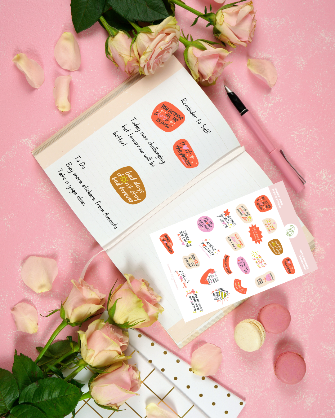 Pre-Made Gentle Reminders Sticker Sheet